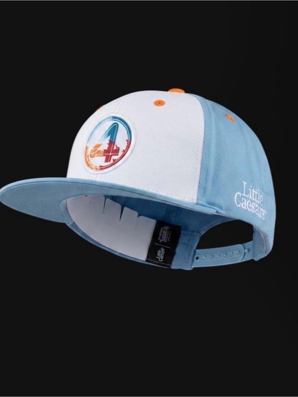 Rare! Little Caesars x Fantastic 4 Snapback Hat Blue/White LE Promo